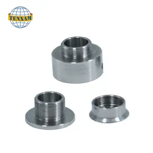 OEM ODM stainless steel glass led standoff spacer coupling nut bracket for dining table