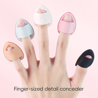 Poudre de finition pour les doigts, petit format, pour fixer le maquillage, blush au miel, illuminateur, effet velours sec pour le pouce