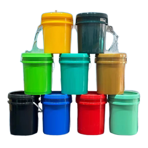 Échantillon gratuit vente en gros étain épaissi couvercle de baril scellé ménage cuit caoutchouc peinture au latex seau industriel Zeda - Product Image 6