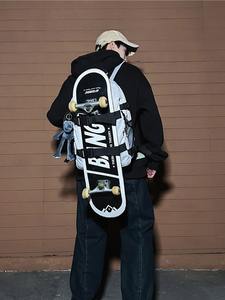 Sac à dos de sport décontracté personnalisé Er, skateboard, basketball, sac à dos pour hommes, sac à dos de basketball noir personnalisé - Product Image 5