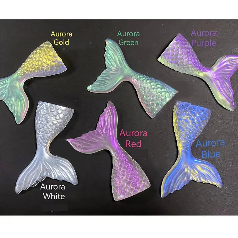 Magic Mermaid Chrome Poeder Voor Nagel Schoonheid Met Aurora Effect Met Gel Polish Nail Arts Groothandel Fabriek