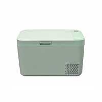 Refrigerador Portátil para Auto de 25L, Mini Nevera con Compresor Eléctrico, Construcción de Plástico y Aluminio para Uso en Auto y Hogar, 12/24V DC