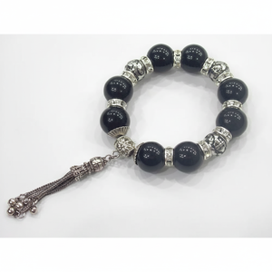 Mode perlée mauvais œil pour bracelet - Product Image 2