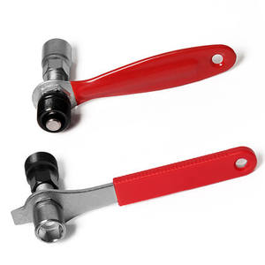 Bicycle Chainring Crank <b>Puller</b> <b>Tool</b> Carbon Steel Red Handle Repair <b>Tool</b> For Mountain Bike Maintenance - Product Image 5