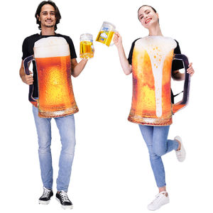Disfraz de cerveza unisex, camiseta de cosplay de Halloween, <span class=keywords><strong>disfraces</strong></span> <span class=keywords><strong>divertidos</strong></span> para <span class=keywords><strong>parejas</strong></span> de Oktoberfest - Product Image 4
