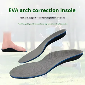 Semelles intérieures de soutien de la voûte plantaire des pieds plats pour hommes et femmes