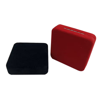 Boîte de rangement pour pièces de monnaie en velours personnalisée et écologique Everwin, avec étui blanc et logo imprimé MB-334