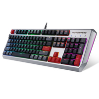 Clavier mécanique Motospeed CK80 avec rétroéclairage RGB Outemu, câble USB, capuchons de touches PBT, rétroéclairage double ombre