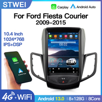 Pantalla STWEI Carplay para Ford Fiesta MK 7 2008-2019, Android 13, Radio de Coche, Reproductor Multimedia, Navegación, Estéreo, 4G