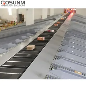 Gosunm vendita calda ad alta velocità a cinghia incrociata lineare ad alte prestazioni su misura Design modulare lineare Crossbelt sistema di smistamento - Product Image 6