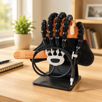 Gant robotisé de rééducation électrique pour l'entraînement des doigts avec batterie rechargeable portable intégrée