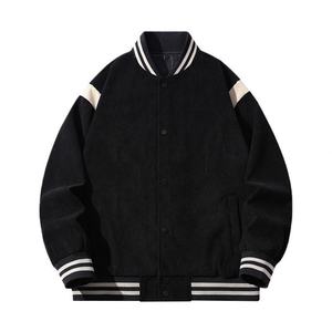 Nouvelle veste en velours côtelé pour homme, coupe ample, printemps-automne, style jeune, brodée, sportive, vêtement de baseball, élégante - Product Image 6