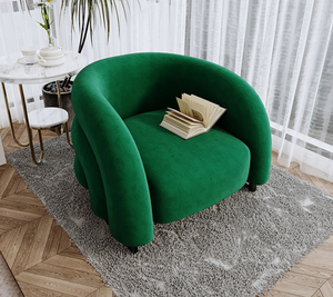 Lazy Wind Pink Single <b>Sofa</b> for <b>Small</b>-Living Space Living Room Bedroom Balcony Cream Style Furniture Trendy Casual <b>Sofa</b> Chair - Product Image 5