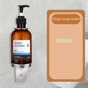 Distributeur de <span class=keywords><strong>savon</strong></span> mural double en ABS avec bouteille de <span class=keywords><strong>savon</strong></span> liquide à pression pour salle de bain et hôtel - Product Image 4