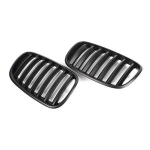 Parachoques de la parrilla para <span class=keywords><strong>BMW</strong></span> <span class=keywords><strong>X5</strong></span> X6 Matt frente negro riñón parrilla para <span class=keywords><strong>BMW</strong></span> serie <span class=keywords><strong>X</strong></span> E70 E71 alta calidad solo listones de línea 2007-2013 - Product Image 4