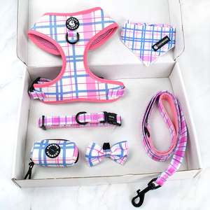 Personalisasi Set <span class=keywords><strong>Harness</strong></span> anjing terbaik, <span class=keywords><strong>Harness</strong></span> mewah untuk tali anjing, Set tas kotoran, aksesori anjing 2023 - Product Image 5