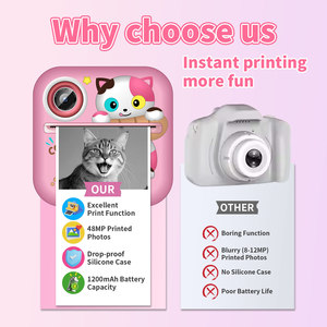 Fotocamera Digitale Istantanea per Bambini, Regalo, Mini Stampante Fotografica per Bambini S2 - Product Image 4