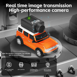 WLtoys <span class=keywords><strong>Voiture</strong></span> RC FPV <span class=keywords><strong>miniature</strong></span> 1/64, 4 canaux, télécommande, caméra, rechargeable, utilisation intérieure/extérieure, étui de rangement portable - Product Image 5