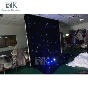 ชุดอุปกรณ์ประกอบม่านกำมะหยี่กันไฟแบบพกพา RK Quick-Assembly ขนาด 6-10 ฟุต ควบคุมด้วยระบบไฟฟ้า พร้อมโครงอะลูมิเนียม สำหรับงานแต่งงาน - Product Image 5