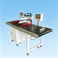 Nouvelle machine d'impression sérigraphique pneumatique à plat, imprimante automatique de cartes et de circuits imprimés/PVC, haute vitesse 800-1200 pièces/h, monochrome