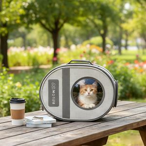 최고 등급의 통기성 우주 캡슐 고양이 애완동물 이동 가방 바퀴 달린 애완동물 여행 제품 - Product Image 4