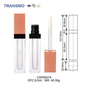 หลอดมาสคาร่าแก้ว OEM ขนาด 9 มล. บรรจุภัณฑ์ลิปกลอสขนาดใหญ่ บรรจุภัณฑ์ลิปบาล์ม ชุดหลอดลิปกลอสและดินสอเขียนขอบปาก - Product Image 2