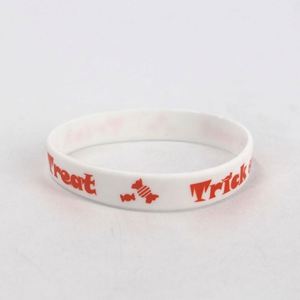 Pulsera de Silicona de Halloween con Diseño de Calabaza y Murciélago, Logotipo Personalizado, Impermeable, Regalo para Fiestas - Product Image 3