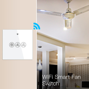Interrupteur intelligent pour ventilateur de plafond WiFi <span class=keywords><strong>Tuya</strong></span> APP, télécommande WiFi RF433, compatible avec l'<span class=keywords><strong>application</strong></span> Smart Life / <span class=keywords><strong>Tuya</strong></span>, compatible avec les enceintes intelligentes - Product Image 3
