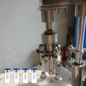 Nhà máy dây chuyền sản xuất máy đóng gói chất lỏng nhỏ chai xi-rô Ampoule Lọ làm đầy và đóng nắp máy - Product Image 5