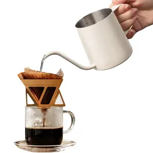 250Ml 350Ml Koffiepot Roestvrijstalen Koffiezetapparaat Infuus Theepot Giet Over Espresso Koffieketel