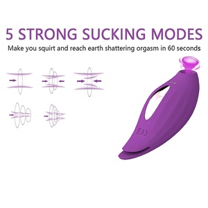 Giocattoli per adulti 2 in 1 vibratori stimolatore clitorideo a forma di uccello che succhia e lecca caratteristiche progettate esclusivamente per le donne - Product Image 4