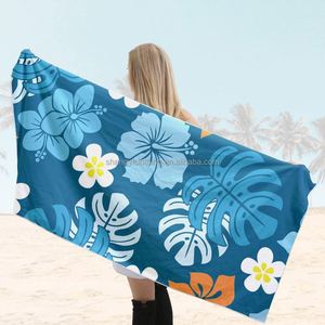 Serviette de plage compacte jetable en microfibre imprimée, séchage rapide, sans sable, pour les vacances d'été - Product Image 1