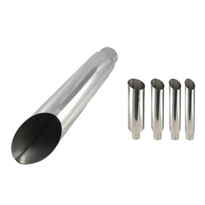 5''ID*36" STAINLESS STEEL MITERED ANGLE <strong>STACKS</strong> <strong>EXHAUST</strong> TIP <strong>for</strong> <strong>TRUCK</strong> - Product Image 1