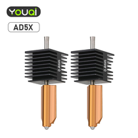 Kit Perakitan Pemanas Hot End Nozzle Baru yang Diperkuat Khusus YouQi untuk Printer 3D Flashforge AD5X