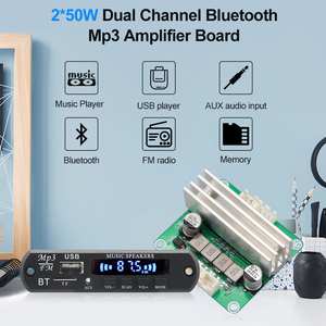 Vire Mini Không Dây Cho <span class=keywords><strong>Bluetooth</strong></span> Âm Thanh Điện <span class=keywords><strong>Receiver</strong></span> 2.0 Kênh 2x50w Công Suất Cao Bass <span class=keywords><strong>Amp</strong></span> Hội Đồng Quản Trị 2.0 Stereo Mô-đun Làm Bằng Nhựa - Product Image 2