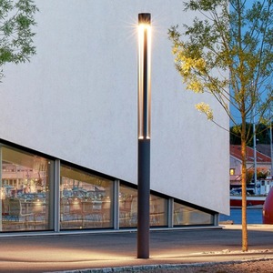 Lámpara Solar de Jardín para Exteriores, Impermeable, LED, Diseño Moderno y Minimalista para Iluminación de Patio y Jardín de Villa - Product Image 1