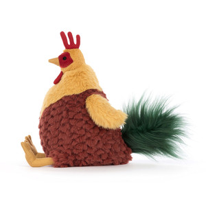 Juguete de Peluche de Gallo <span class=keywords><strong>Cluny</strong></span> a Precio de Fábrica, Animal de Peluche Suave, Decoración Rústica para Granja, Adorno de Otoño para Acción de Gracias - Product Image 3