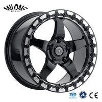 Jantes Beadlock S71 15x10 17x10 Forgées pour Course Drag Racing pour Chevy Corvette C6 Z06 C7 Z06 Z51 Camaro SS 1LE ZL1