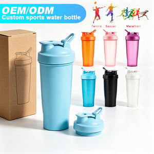 Botella de Agua Deportiva de Plástico de 800 ml, sin BPA, con Impresión Personalizada, para Gimnasio y Eventos Deportivos, Venta al Por Mayor de Fábrica - Product Image 1