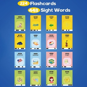 Machine d'apprentissage de la prononciation pour enfants, chat de <span class=keywords><strong>dessin</strong></span> animé, orthophonie, éducation précoce, haut-parleur arabe et anglais, cartes flash parlantes pour les enfants de 2 à 6 ans - Product Image 6