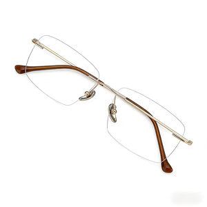 <span class=keywords><strong>Gafas</strong></span> Ópticas <span class=keywords><strong>de</strong></span> Titanio sin Montura XPZ, Marca <span class=keywords><strong>de</strong></span> Lujo para Hombre y Mujer, Lentes Personalizables, Anti Luz Azul, para Todas las Formas <span class=keywords><strong>de</strong></span> Rostro - Product Image 4