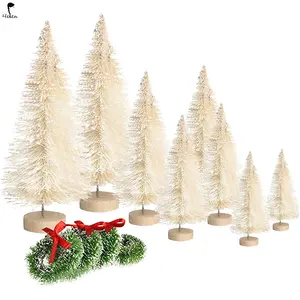 Hochwertiger künstlicher Mini-Weihnachts-Sisal-Schnee frost baum, der für die Dekoration der Weihnachts feier verwendet wird