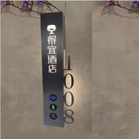 Panneau interdiction de fumer en acrylique, plaque d'avertissement autocollante murale pour zone sans fumée, imperméable, pour bureau, hôtel, lieu public