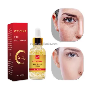 Sérum à l'Acide Hyaluronique Bio Équilibre au Collagène Or 24K Sérum Visage Huile Essentielle Hydratant Raffermissant Anti-âge