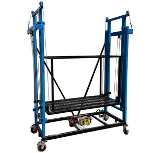 Mesin pengangkat perancah listrik kapasitas muatan kuat 500KG peralatan tangga lift listrik - Product Image 2