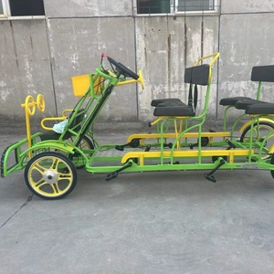 <span class=keywords><strong>Bicicleta</strong></span> <span class=keywords><strong>Familiar</strong></span> Tándem de <span class=keywords><strong>4</strong></span> <span class=keywords><strong>Ruedas</strong></span> para <span class=keywords><strong>4</strong></span> Personas, <span class=keywords><strong>Bicicleta</strong></span> Surrey para Adultos, Venta Caliente de Fábrica - Product Image 6