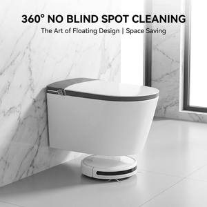 <span class=keywords><strong>WC</strong></span> intelligent mural 681, <span class=keywords><strong>WC</strong></span> suspendu moderne avec bidet intégré, personnalisation du logo et de la boîte pour projets hôteliers - Product Image 1