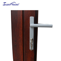 Installation de porte pliante en aluminium Superhouse Top Factory Depot & Home Portes pliantes intérieures décoratives Porte-fenêtre pliante