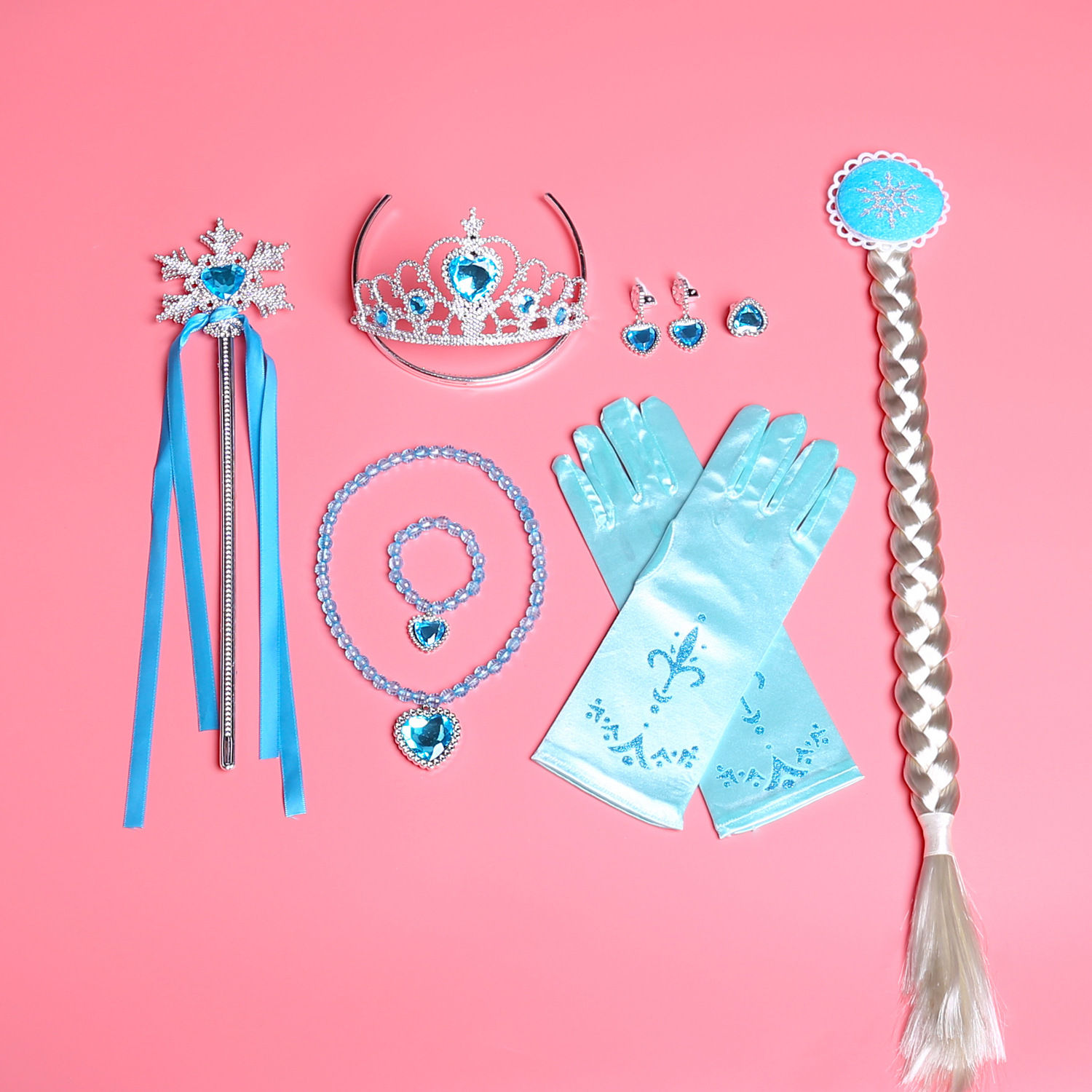Princess Crown Magic Wand - Complete Cosplay Set for Kids