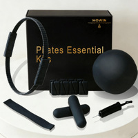 NOUVELLE ARRIVÉE MOWIN Ensemble de Pilates en gros avec bandes de poignet triangulaires à velcro, tapis de yoga et kit d'accessoires de Pilates (MOQ 1PC)